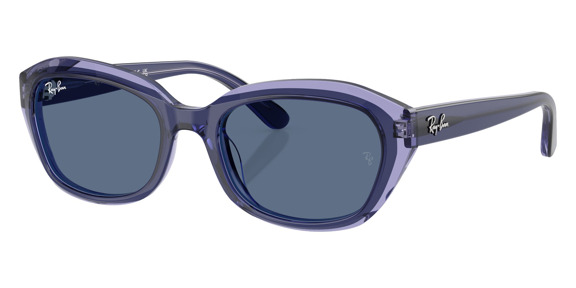 Ray-Ban® RJ9081S RJ9081S 715980 48 Sunglasses - Top Violet On Transparent Violet