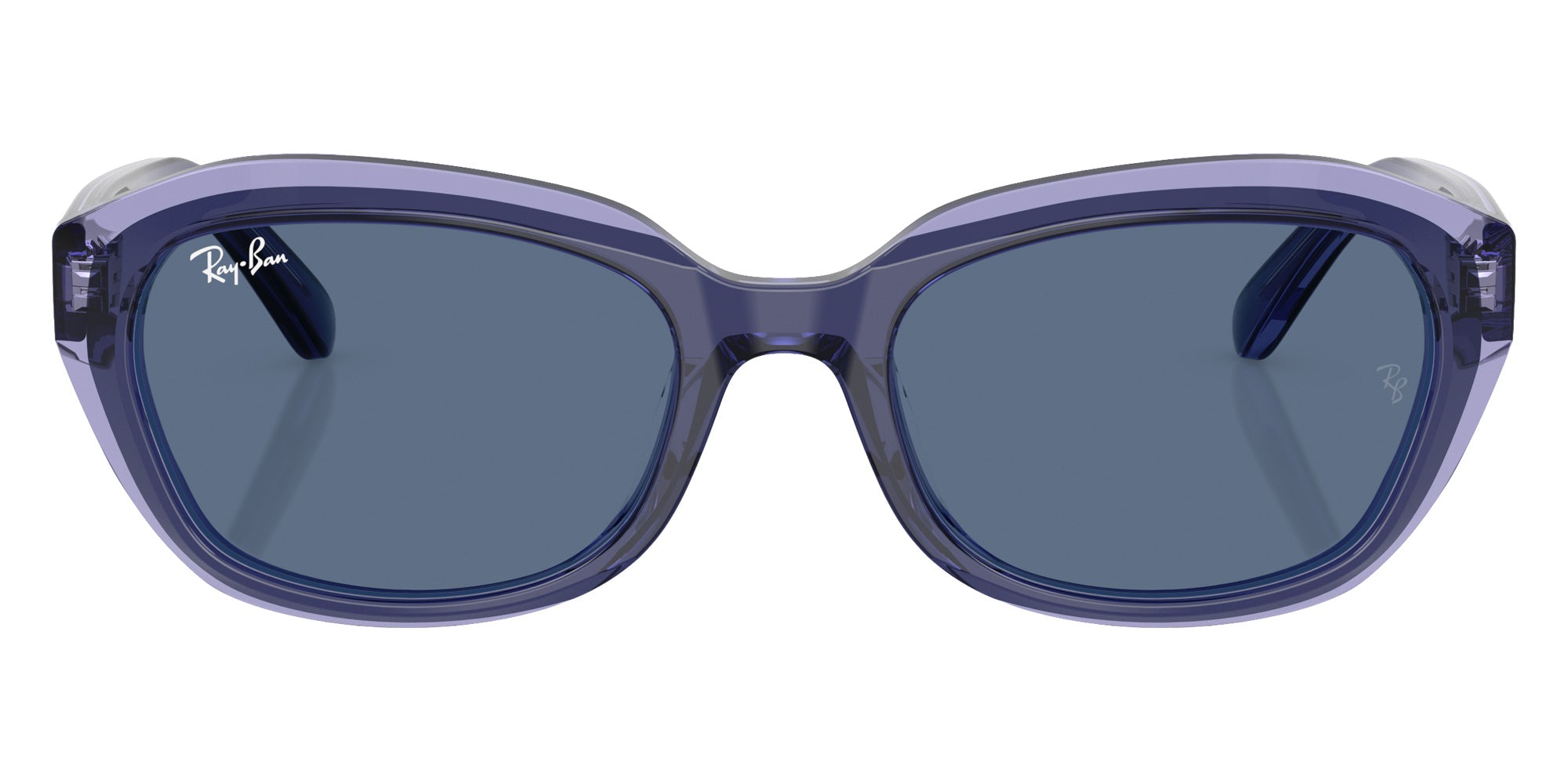 Ray-Ban® RJ9081S RJ9081S 715980 48 Sunglasses - Top Violet On Transparent Violet