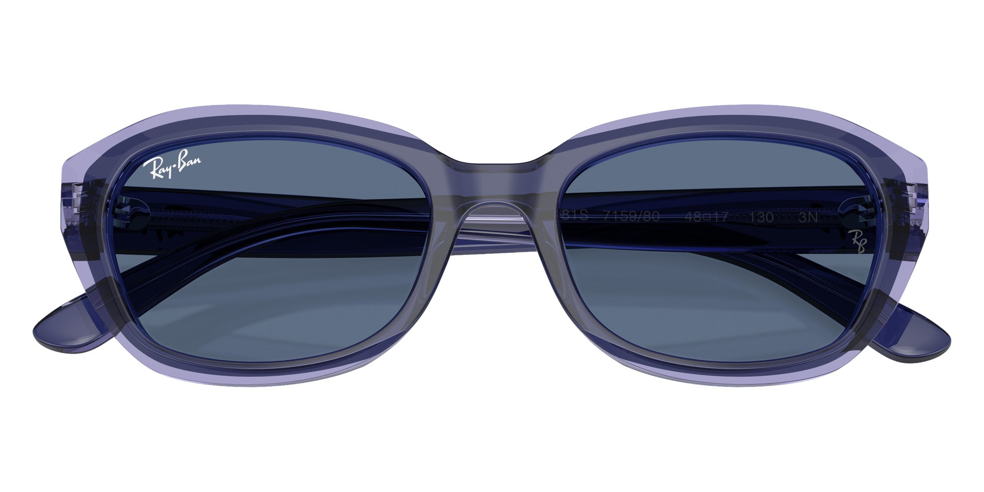 Ray-Ban® RJ9081S RJ9081S 715980 48 Sunglasses - Top Violet On Transparent Violet