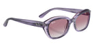 Ray-Ban® RJ9081S RJ9081S 71748G 48 Sunglasses - Striped Violet On Transparent Violet