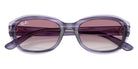 Ray-Ban® RJ9081S RJ9081S 71748G 48 Sunglasses - Striped Violet On Transparent Violet