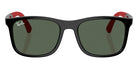 Ray-Ban® RJ9084S RJ9084S 713171 47 Sunglasses - Black On Rubber Red