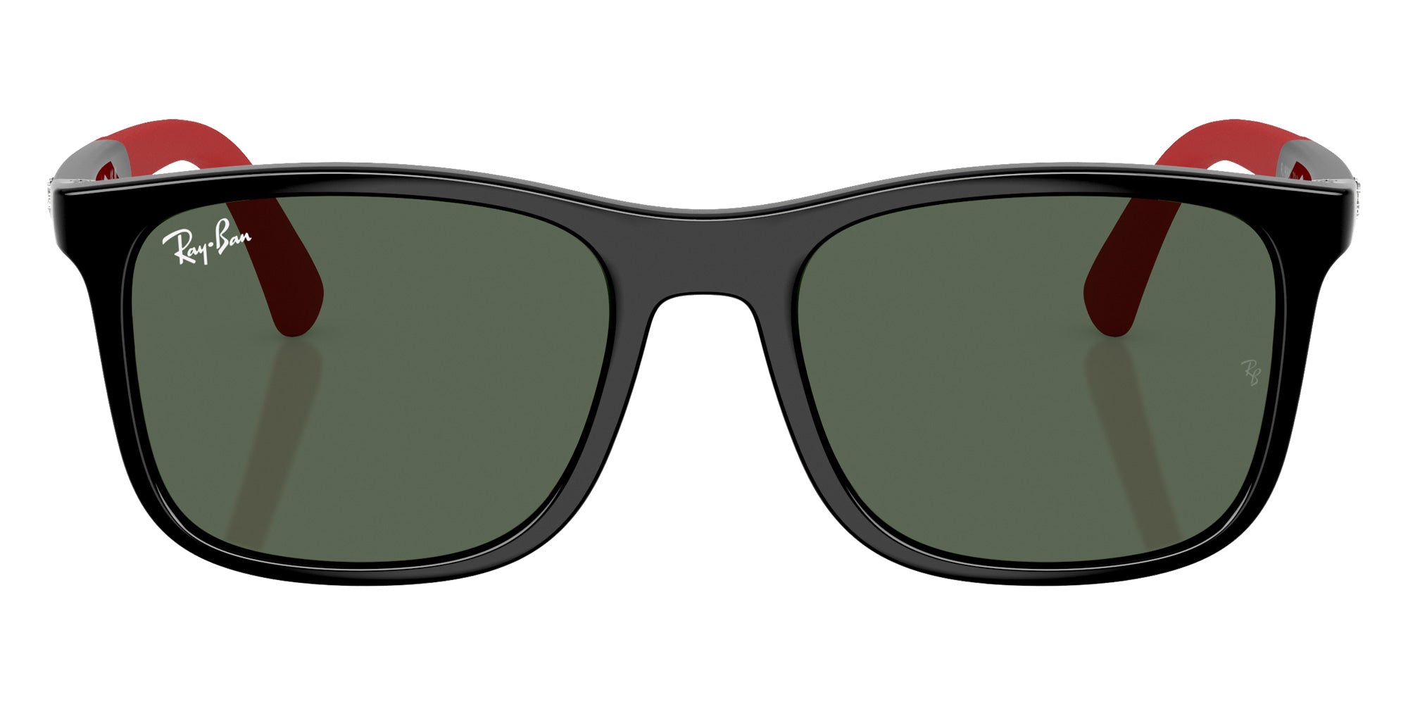 Ray-Ban® RJ9084S RJ9084S 713171 47 Sunglasses - Black On Rubber Red