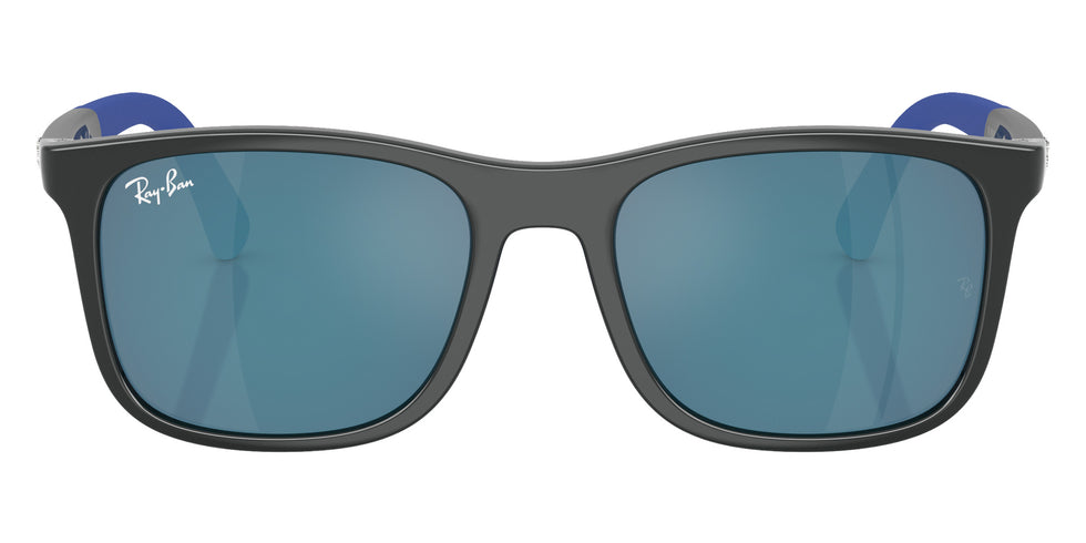 Ray-Ban® RJ9084S RJ9084S 715155 47 Sunglasses - Gray On Rubber Blue