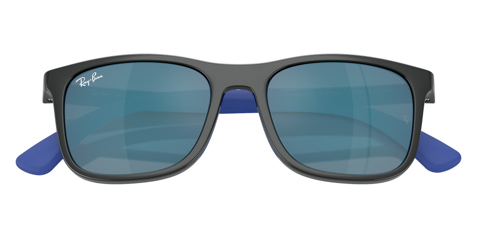 Ray-Ban® RJ9084S RJ9084S 715155 47 Sunglasses - Gray On Rubber Blue
