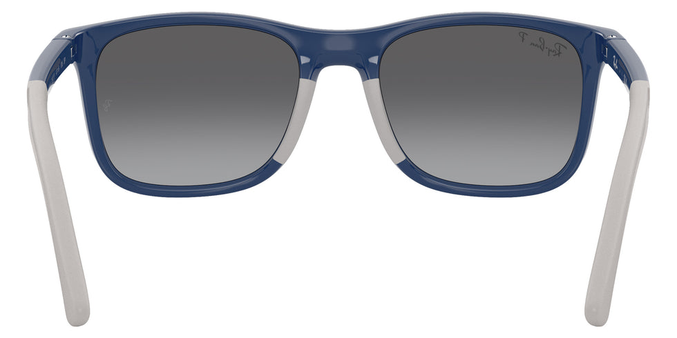 Ray-Ban® RJ9084S RJ9084S 7187T3 47 Sunglasses - Blue On Rubber Gray