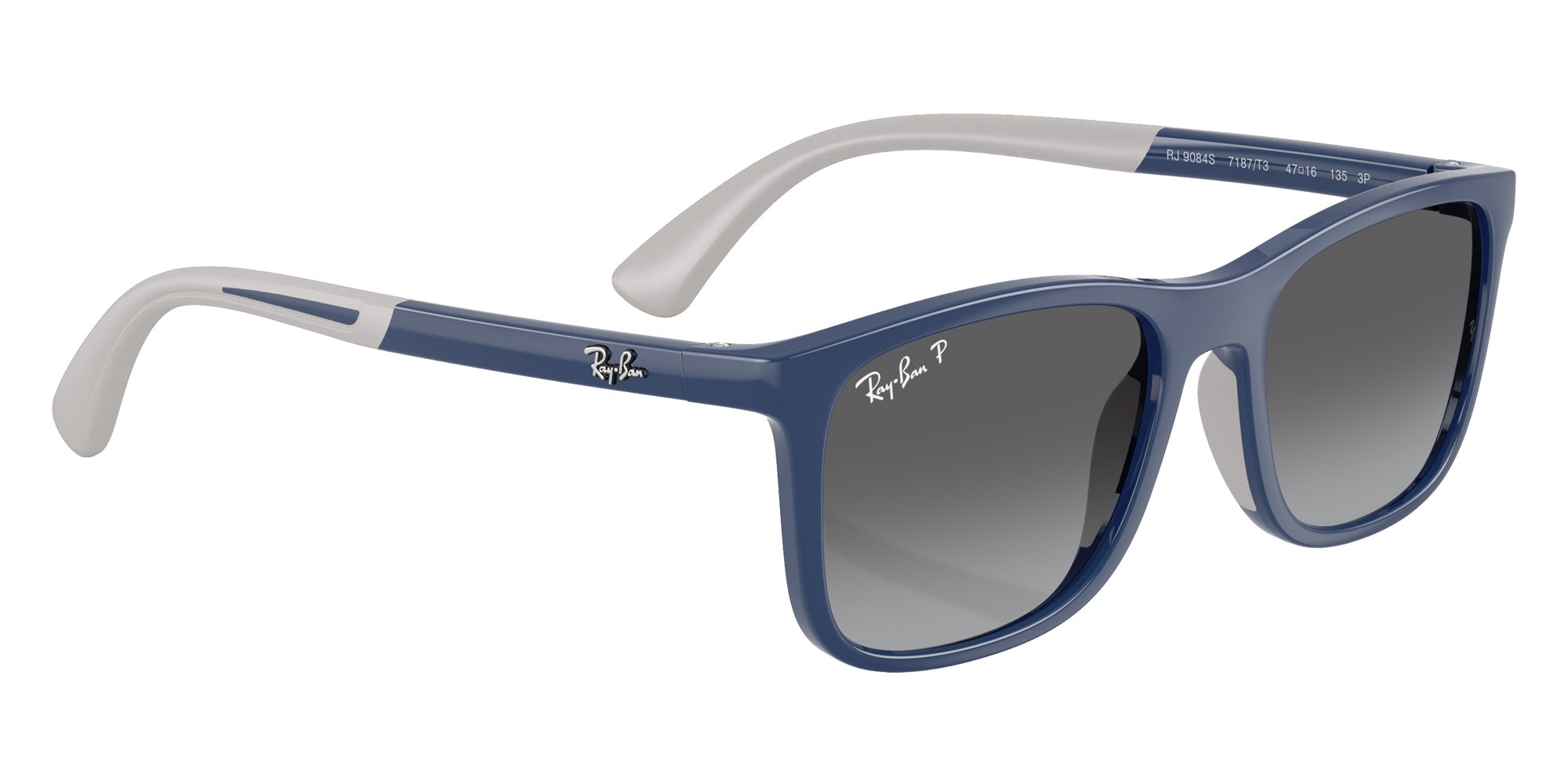 Ray-Ban® RJ9084S RJ9084S 7187T3 47 Sunglasses - Blue On Rubber Gray
