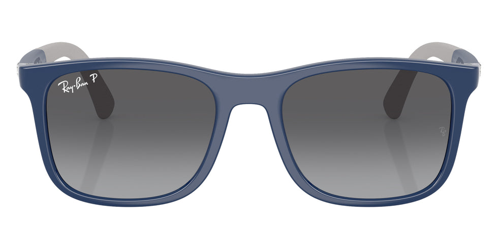 Ray-Ban® RJ9084S RJ9084S 7187T3 47 Sunglasses - Blue On Rubber Gray