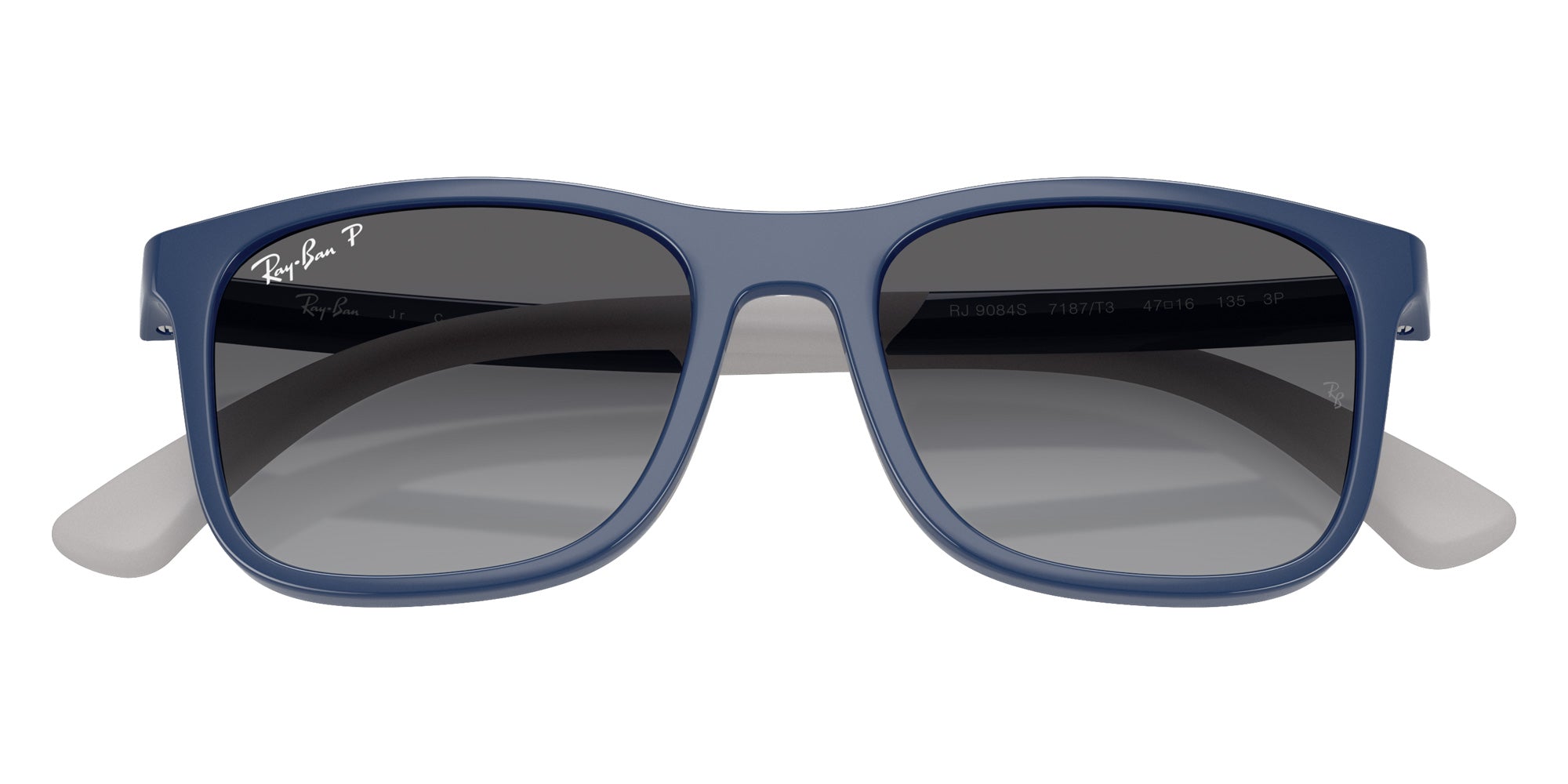 Ray-Ban® RJ9084S RJ9084S 7187T3 47 Sunglasses - Blue On Rubber Gray