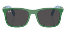 Ray-Ban® RJ9084S RJ9084S 718887 47 Sunglasses - Green On Rubber Light Blue