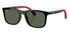 Ray-Ban® RJ9084SF RJ9084SF 713171 47 Sunglasses - Black On Rubber Red