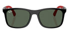 Ray-Ban® RJ9084SF RJ9084SF 713171 47 Sunglasses - Black On Rubber Red