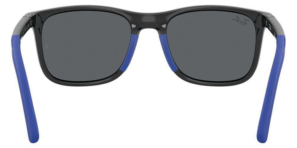 Ray-Ban® RJ9084SF RJ9084SF 715155 47 Sunglasses - Gray On Rubber Blue