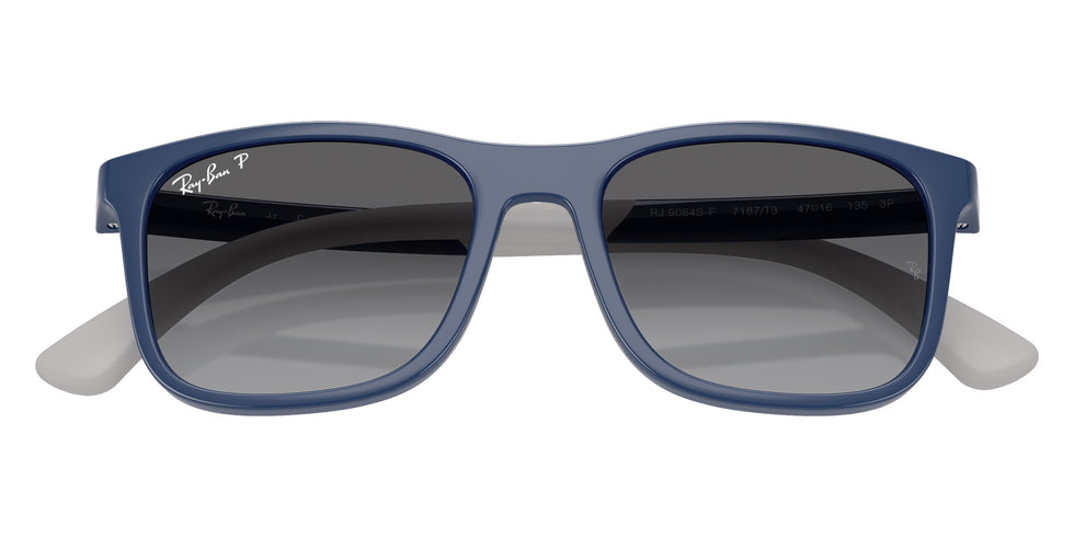 Ray-Ban® RJ9084SF RJ9084SF 7187T3 47 Sunglasses - Blue On Rubber Gray