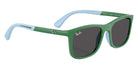 Ray-Ban® RJ9084SF RJ9084SF 718887 47 Sunglasses - Green On Rubber Light Blue