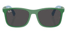 Ray-Ban® RJ9084SF RJ9084SF 718887 47 Sunglasses - Green On Rubber Light Blue