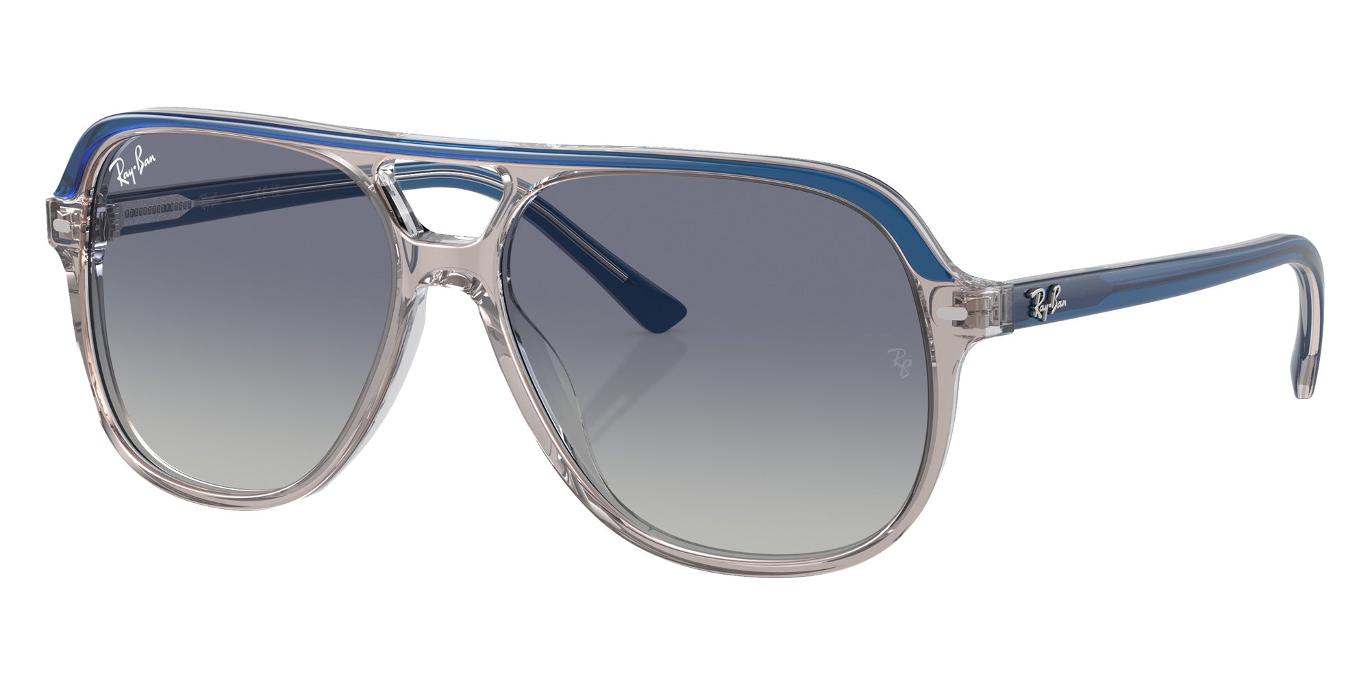Ray-Ban® RJ9096S RJ9096S 71554L 52 Sunglasses - Top Dark Blue/Brown/Light Gray