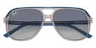 Ray-Ban® RJ9096S RJ9096S 71554L 52 Sunglasses - Top Dark Blue/Brown/Light Gray