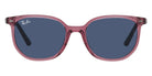 Ray-Ban® Junior Elliot RJ9097S RJ9097S 711280 46 - Transparent Pink with Dark Blue lenses Sunglasses