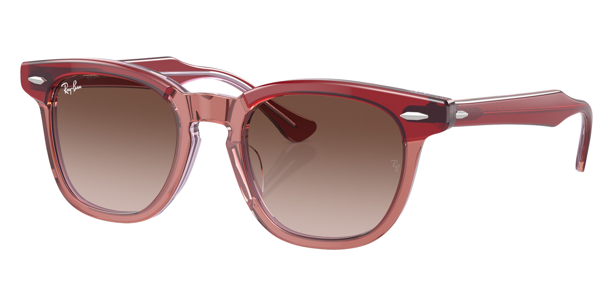 Ray-Ban® RJ9098S RJ9098S 715413 45 Sunglasses - Top Red/Orange/Light Purple