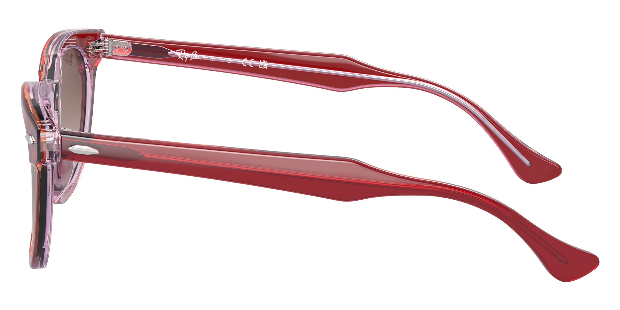 Ray-Ban® RJ9098S RJ9098S 715413 45 Sunglasses - Top Red/Orange/Light Purple