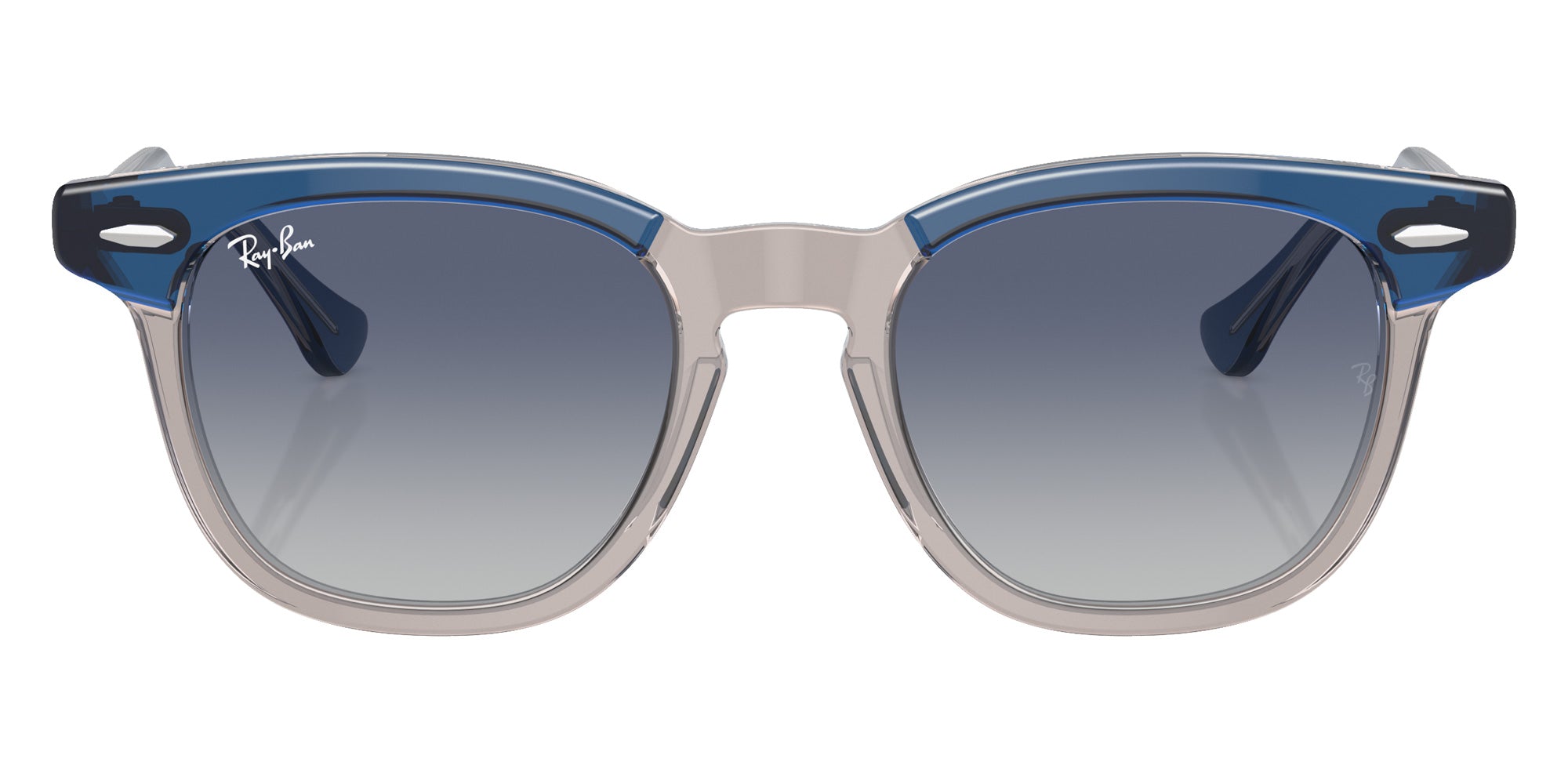 Ray-Ban® RJ9098S RJ9098S 71554L 45 Sunglasses - Top Dark Blue/Brown/Light Gray