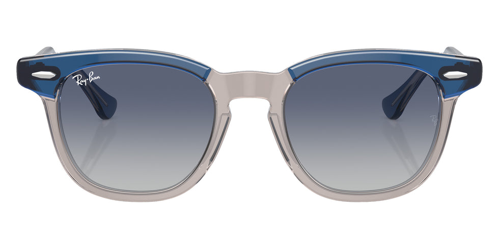 Ray-Ban® RJ9098S RJ9098S 71554L 45 Sunglasses - Top Dark Blue/Brown/Light Gray