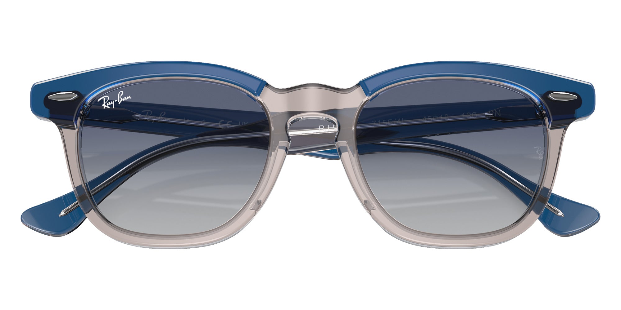 Ray-Ban® RJ9098S RJ9098S 71554L 45 Sunglasses - Top Dark Blue/Brown/Light Gray