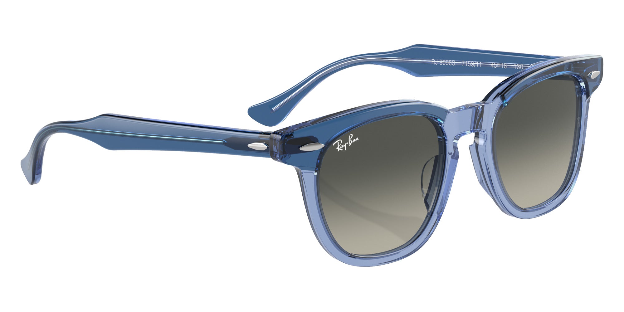 Ray-Ban® RJ9098S RJ9098S 715911 45 Sunglasses - Top Violet On Transparent Violet