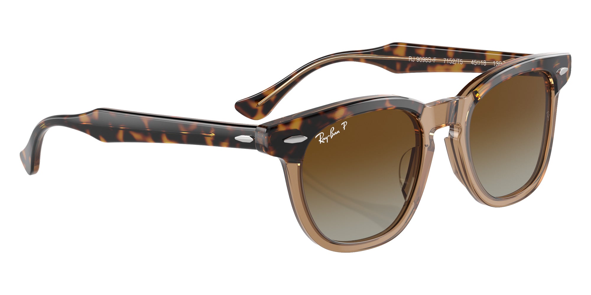 Ray-Ban® RJ9098SF RJ9098SF 7152T5 47 Sunglasses - Havana On Transparent