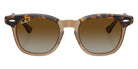 Ray-Ban® RJ9098SF RJ9098SF 7152T5 47 Sunglasses - Havana On Transparent