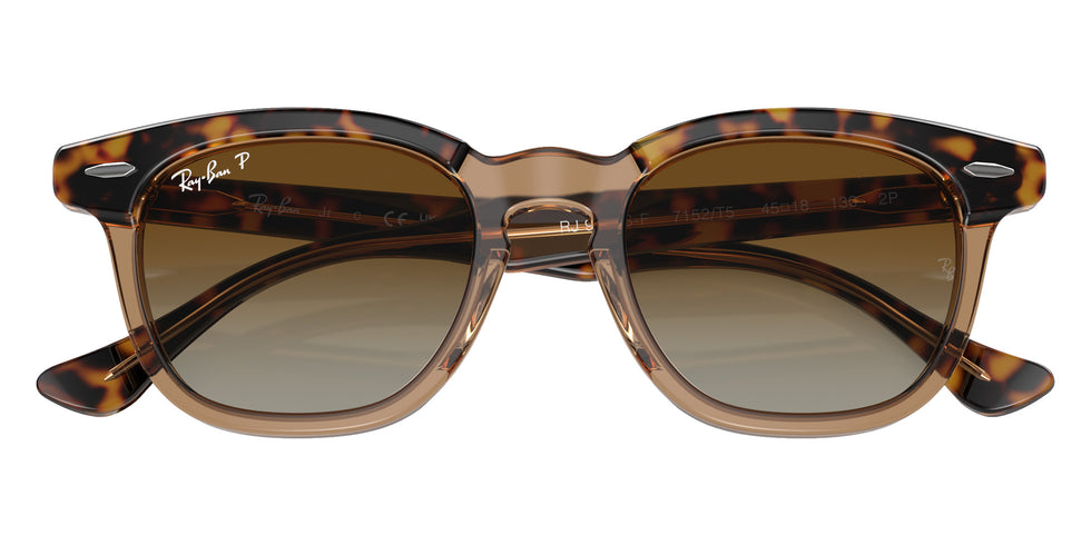 Ray-Ban® RJ9098SF RJ9098SF 7152T5 47 Sunglasses - Havana On Transparent