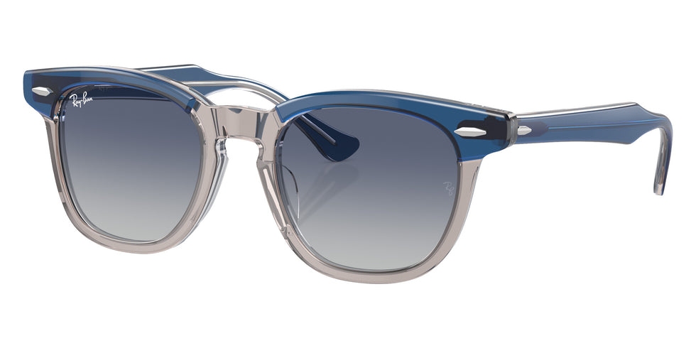 Ray-Ban® RJ9098SF RJ9098SF 71554L 47 Sunglasses - Top Dark Blue/Brown/Light Gray
