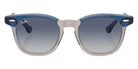Ray-Ban® RJ9098SF RJ9098SF 71554L 47 Sunglasses - Top Dark Blue/Brown/Light Gray