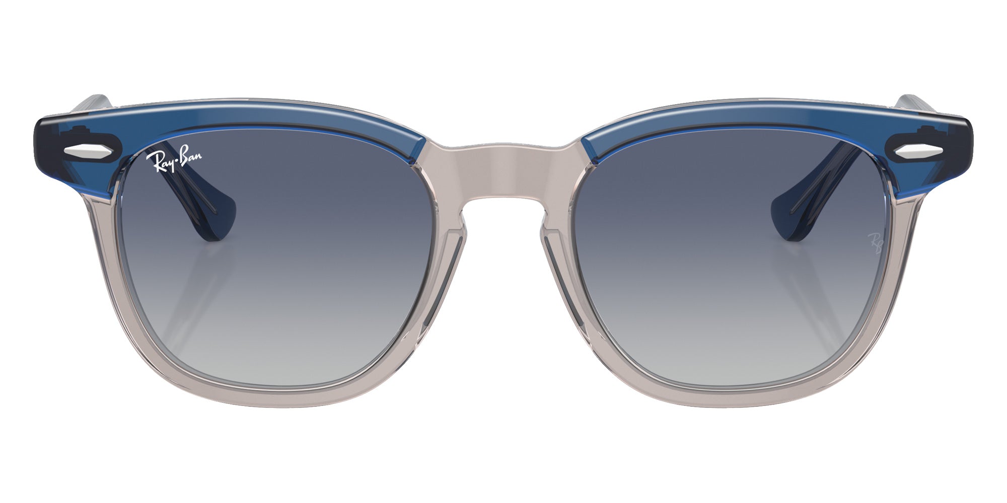 Ray-Ban® RJ9098SF RJ9098SF 71554L 47 Sunglasses - Top Dark Blue/Brown/Light Gray