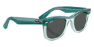 Ray-Ban® RJ9140S RJ9140S 721387 45 Sunglasses - Green Transparent