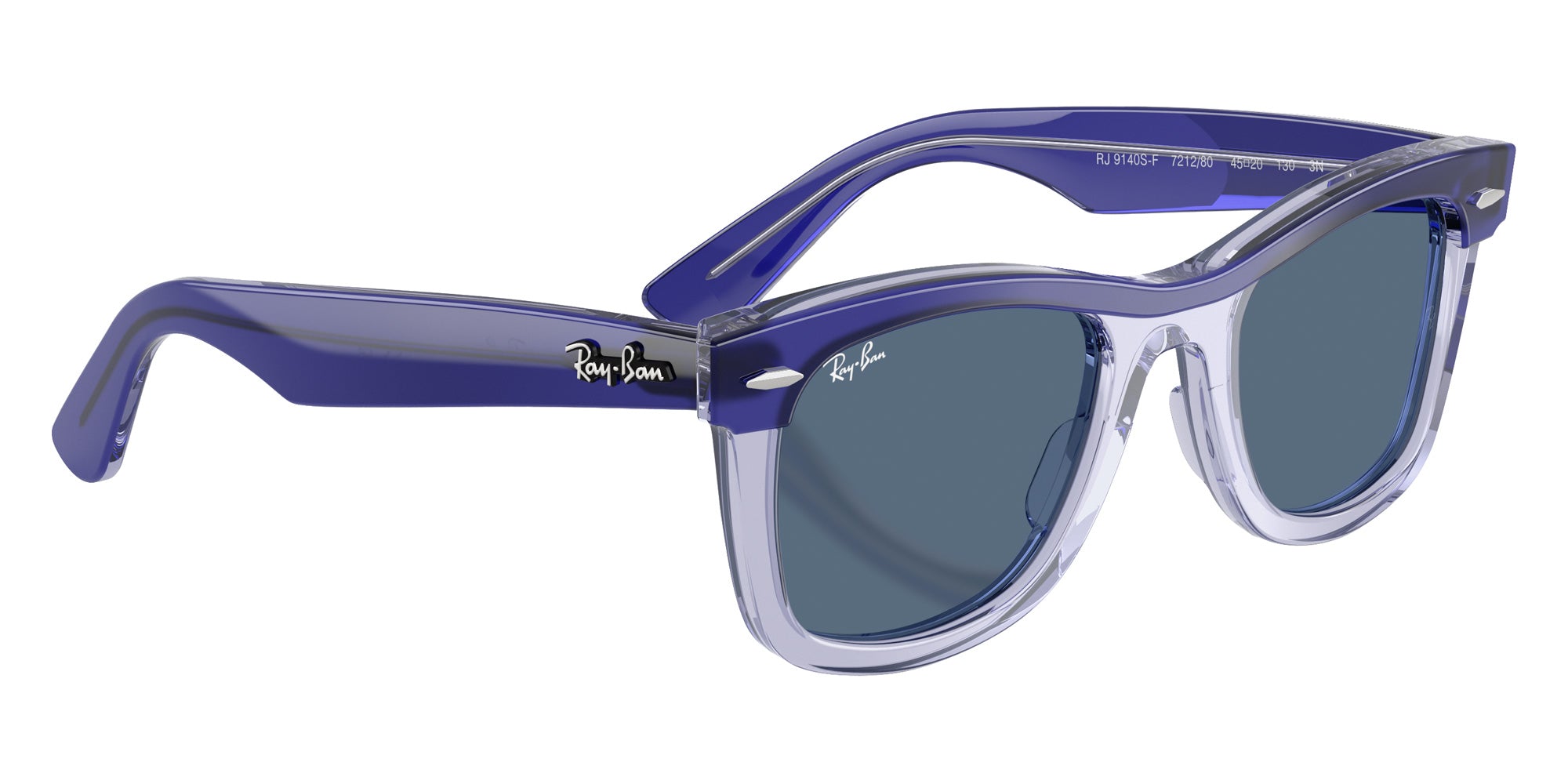 Ray-Ban® RJ9140SF RJ9140SF 721280 45 Sunglasses - Blue Transparent
