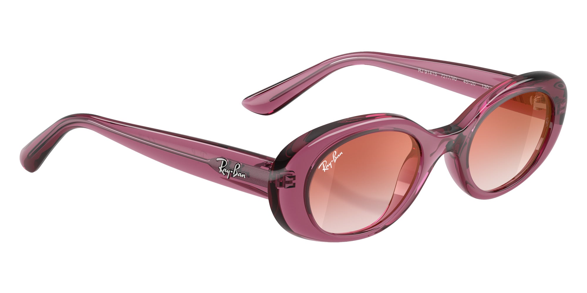 Ray-Ban® RJ9141S RJ9141S 7217V0 45 Sunglasses - Transparent Violet
