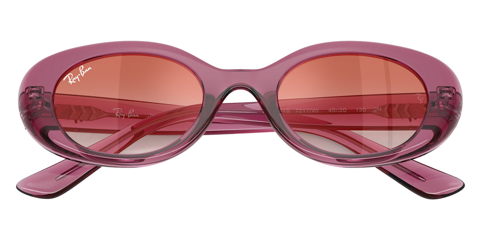 Ray-Ban® RJ9141S RJ9141S 7217V0 45 Sunglasses - Transparent Violet