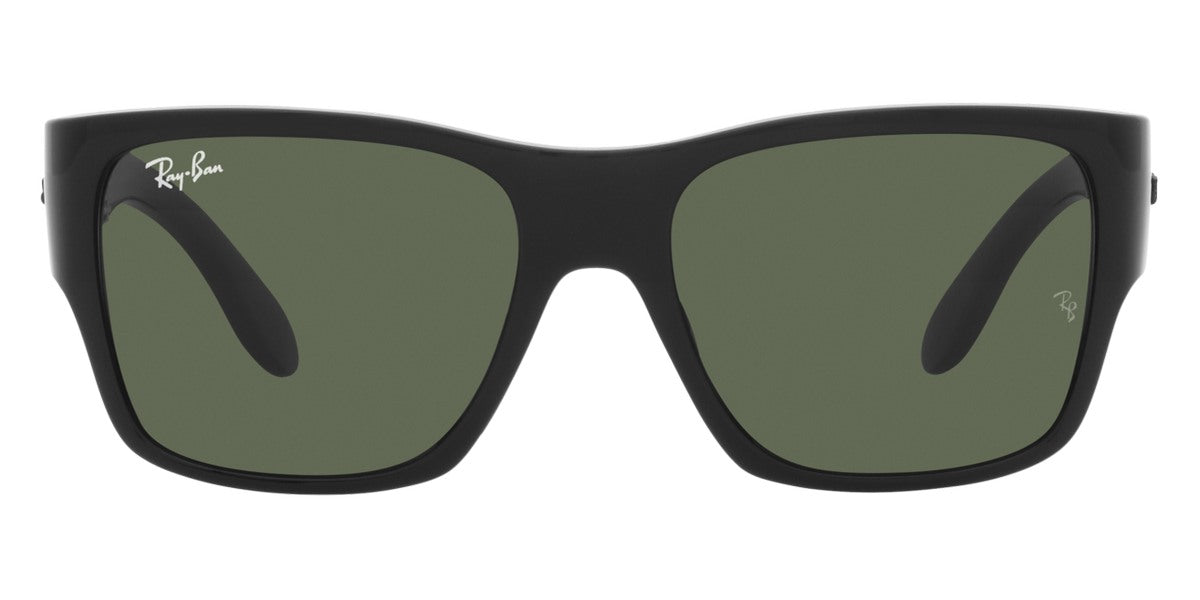 Ray-Ban® JUNIOR WAYFARER NOMAD 0RJ9287S RJ9287S 100/71 48 - Black with Dark Green lenses Sunglasses