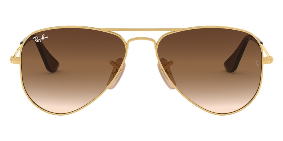 Ray-Ban® Junior Aviator RJ9506S RJ9506S 220/11 52 - Black with Light Gray Gradient Dark Gray lenses Sunglasses