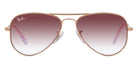 Ray-Ban® Junior Aviator RJ9506S RJ9506S 220/11 50 - Black with Light Gray Gradient Dark Gray lenses Sunglasses