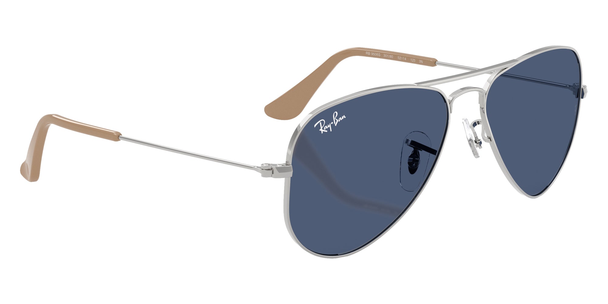 Ray-Ban® RJ9506S RJ9506S 301/80 50 Sunglasses - Silver