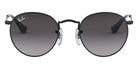 Ray-Ban® Junior Round RJ9547S RJ9547S 201/8G 44 - Matte Black with Light Gray Gradient Dark Gray lenses Sunglasses