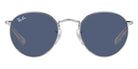Ray-Ban® Junior Round RJ9547S RJ9547S 212/80 44 - Silver with Dark Blue lenses Sunglasses