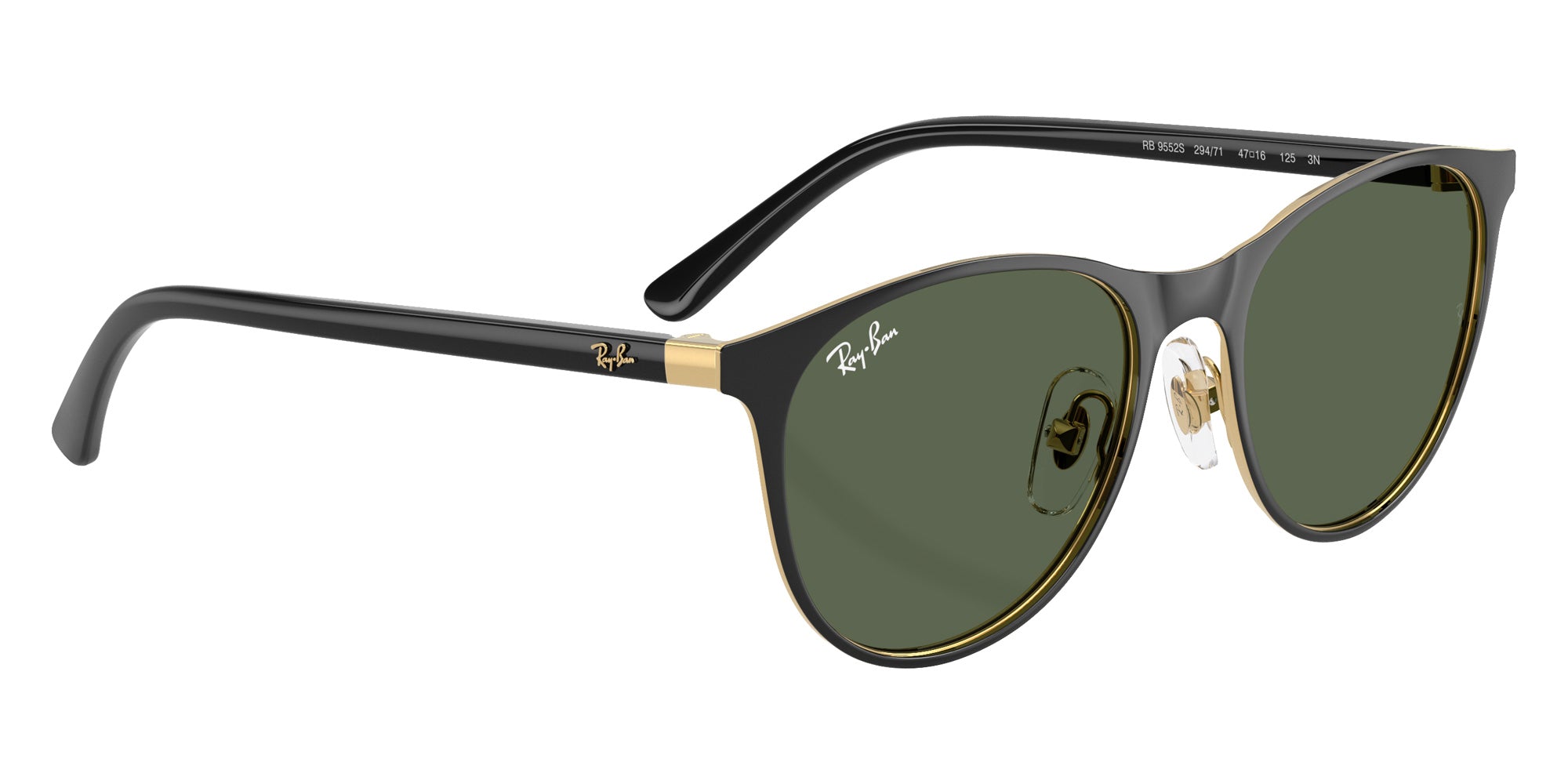 Ray-Ban® RJ9552S RJ9552S 294/71 47 Sunglasses - Black