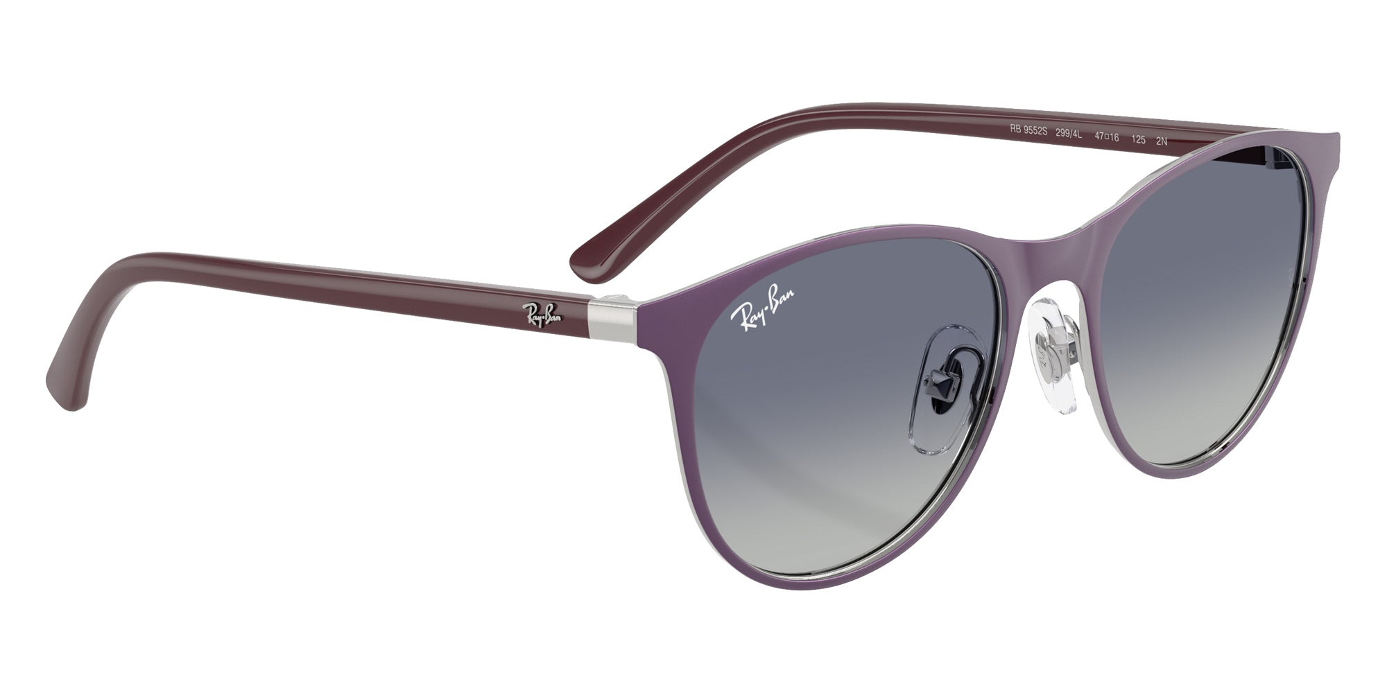 Ray-Ban® RJ9552S RJ9552S 299/4L 47 Sunglasses - Violet