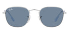 Ray-Ban® Junior Frank RJ9557S RJ9557S 212/80 46 - Silver with Dark Blue lenses Sunglasses