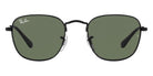 Ray-Ban® Junior Frank RJ9557S RJ9557S 287/71 46 - Black with Dark Green lenses Sunglasses