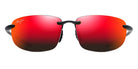 Maui Jim® Ho'Okipa Universal Fit RM407N-2M - Matte Black / HAWAII LAVA™ Sunglasses